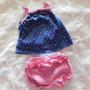 Red white blue 2 piece